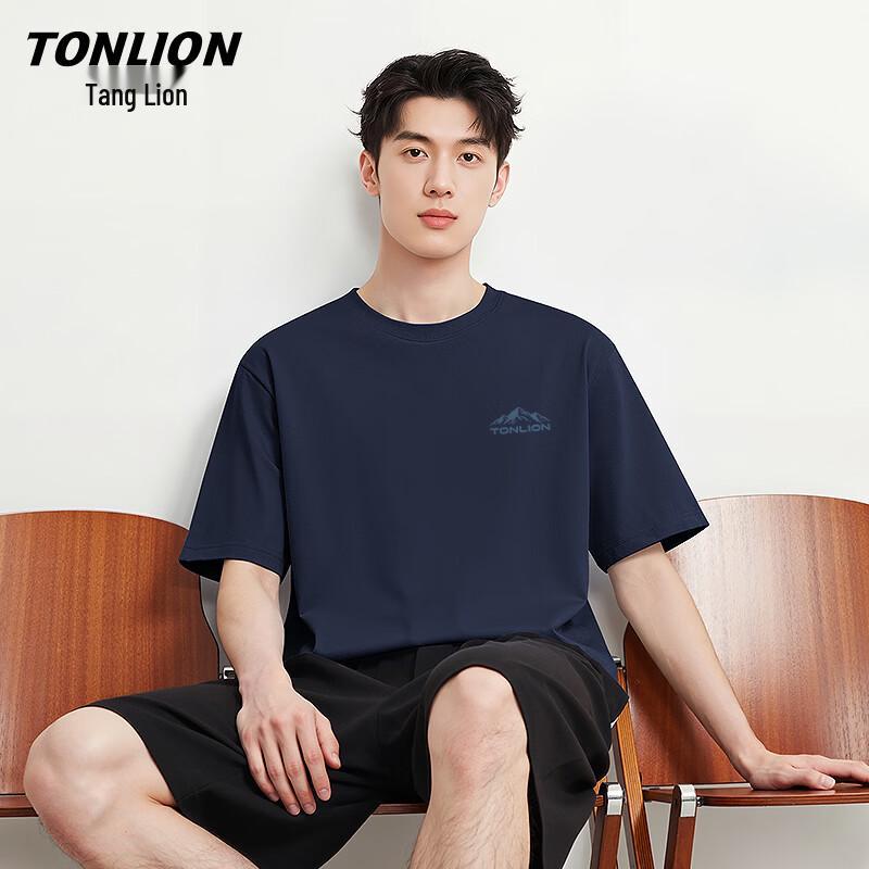 TonLion Men's Double-sided Cooling Short Sleeve T-shirt