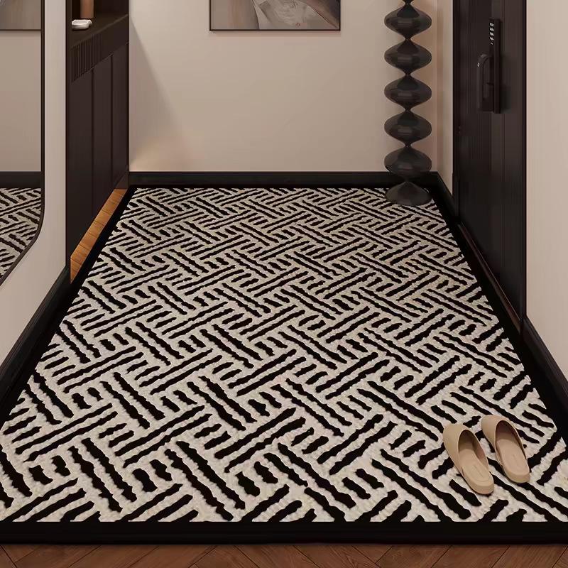 Premium Non-Slip Dirt-Resistant Cuttable Entrance Doormat with Cloth Backing - Easy to Clean Entryway Carpet