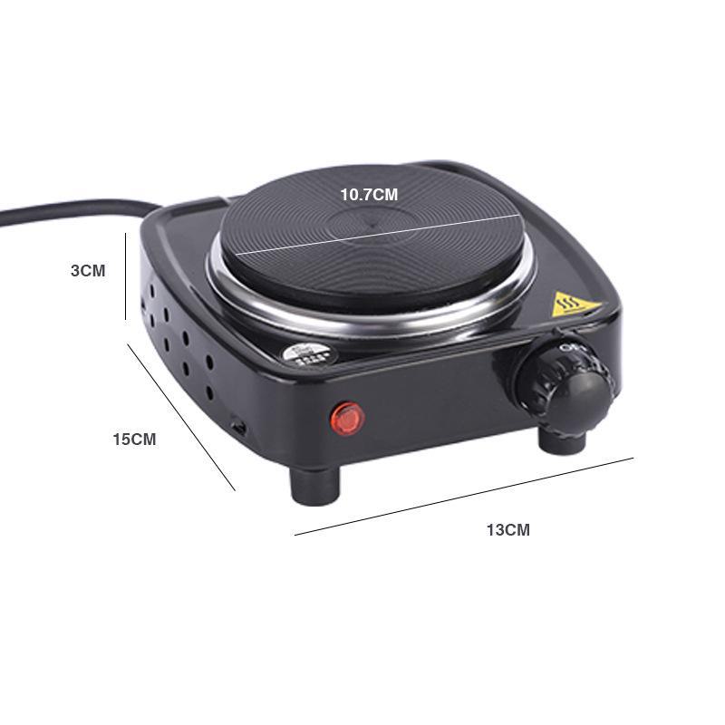 

Мини-электрическая печь мощностью 500 Вт для гейзерной кофеварки, кофе и чая - портативная изоляция и стакан с постоянной температурой black чёрный