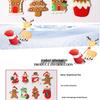 Multi-piece Gingerbread Men Christmas Ornaments: Free Combination for Tree, Fireplace, Home & Party Decor