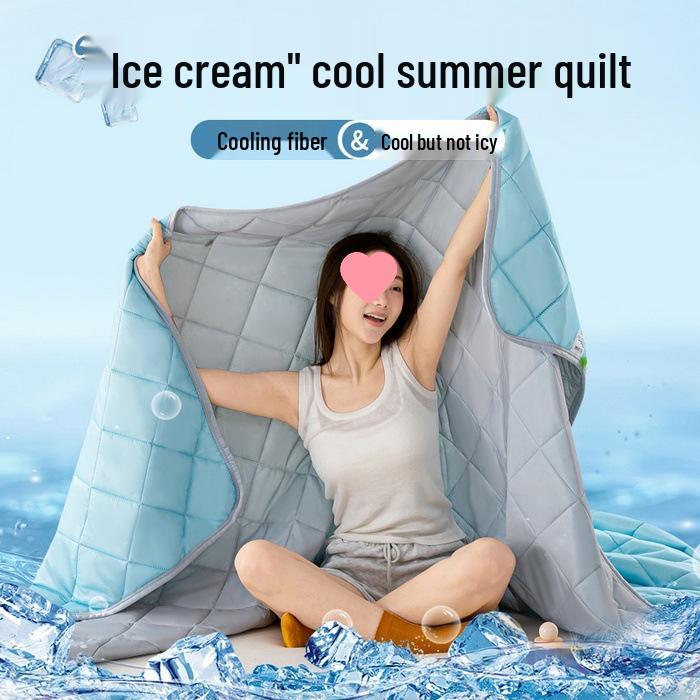 2025 Spring/Summer Silk Air Conditioning Quilt - Cool, Solid Color
