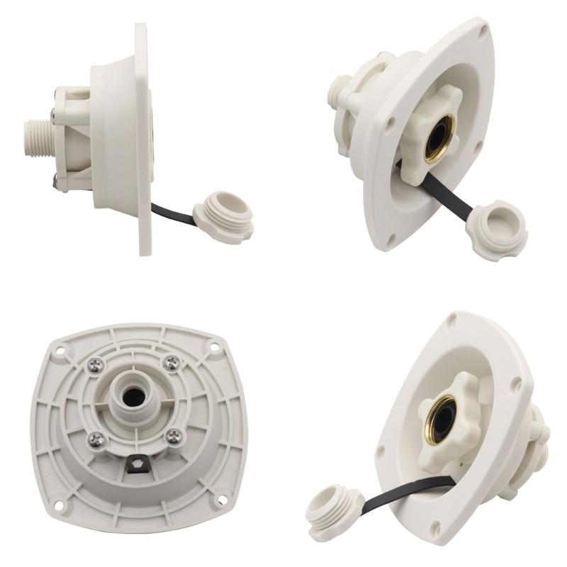 Raccordi Rapidi per Sistema Idrico del Camper Adattatori Filettati in Ottone Anti-Perdita Materiale PP Resistente per Campeggio