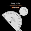 Multifunctional High-Precision Protractor: Angle, Square, Triangle, and Angle Gauge for Woodworking and Industrial Measurement.