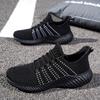 Men's Shoes Size 48 Plus Size Summer Flying Woven Men's Breathable Shoes MD Outsole Lightweight Soft Sole Men's Running Sneaker