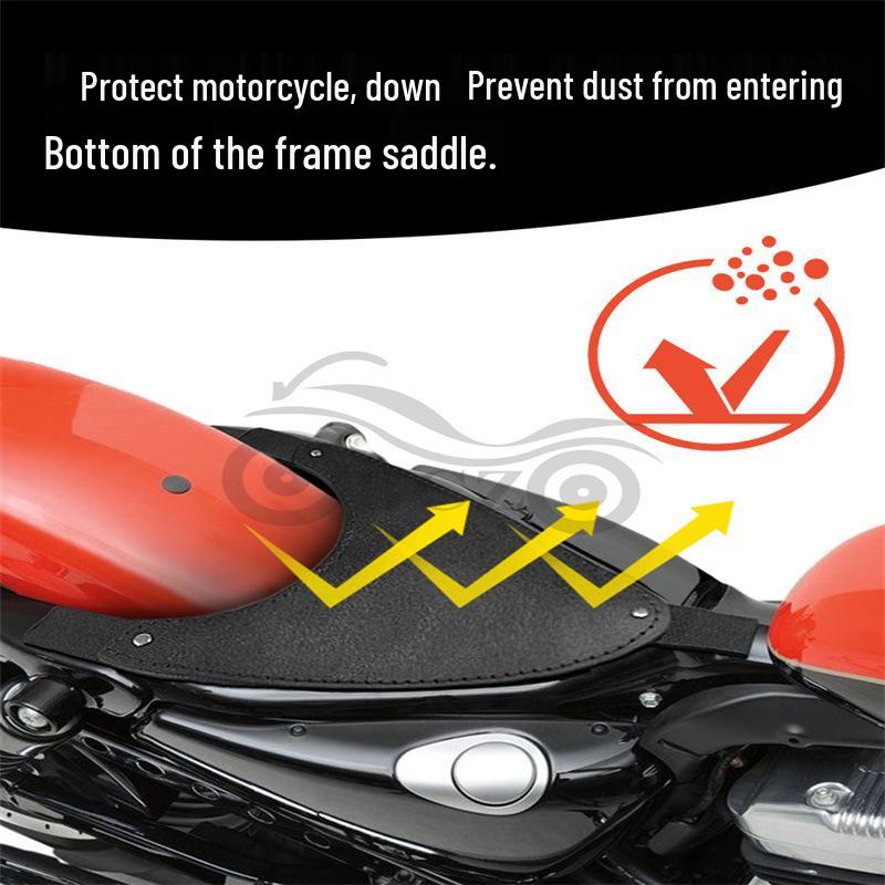 Universal Motorcycle Leather Seat Cushion and Cover