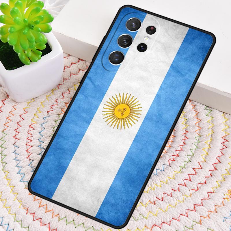 Argentine National Flag Phone Case for Samsung Galaxy note 10 pro S26 Ultra S23 S24 FE S25 S21 S22 PLUS shockproof Cove