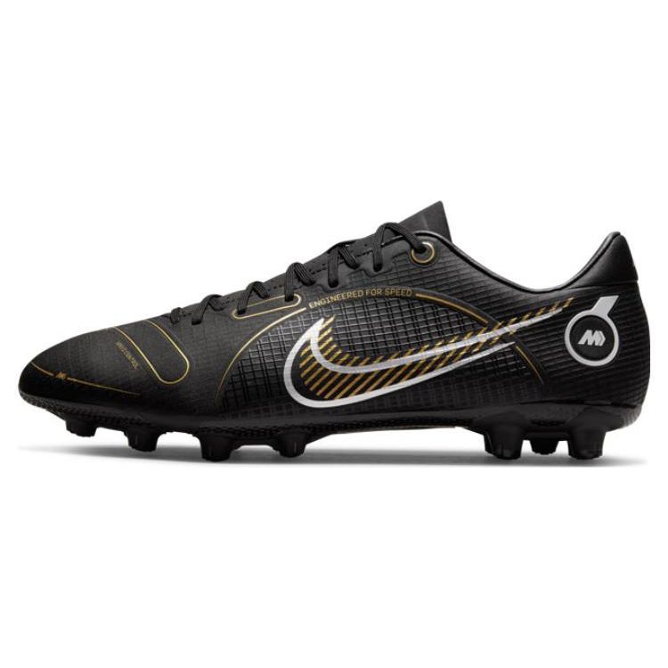 Nike Mercurial Vapor 14 Academy Round Toe Comfortable HG (Rubber Short Studs) Non-Slip Lightweight Soccer Shoes Men Soccer Shoes Black DJ2871-007