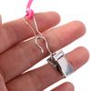12Pcs Adjustable Cord Cross Stitch Side Clip Set Elastic Lanyard Elastic Hanging Tensioners Clips Removable Rope Hat Strap