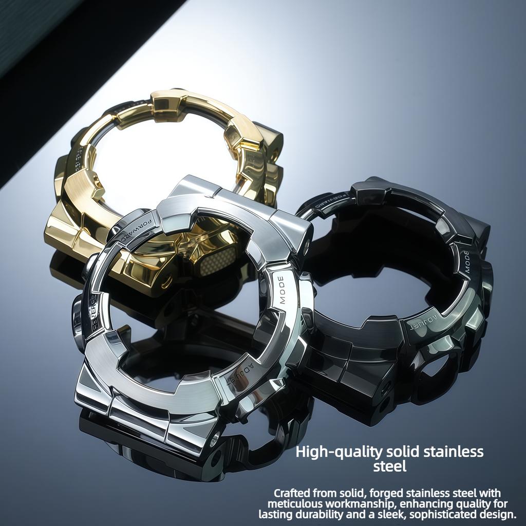 NUOVO Kit Mod GM-110B Cinturino Cassa Per Casio G-shock GM-110 da uomo Cassa Acciaio Inossidabile Modificata Cinturino Orologio Bracciale Metallico Con strumenti