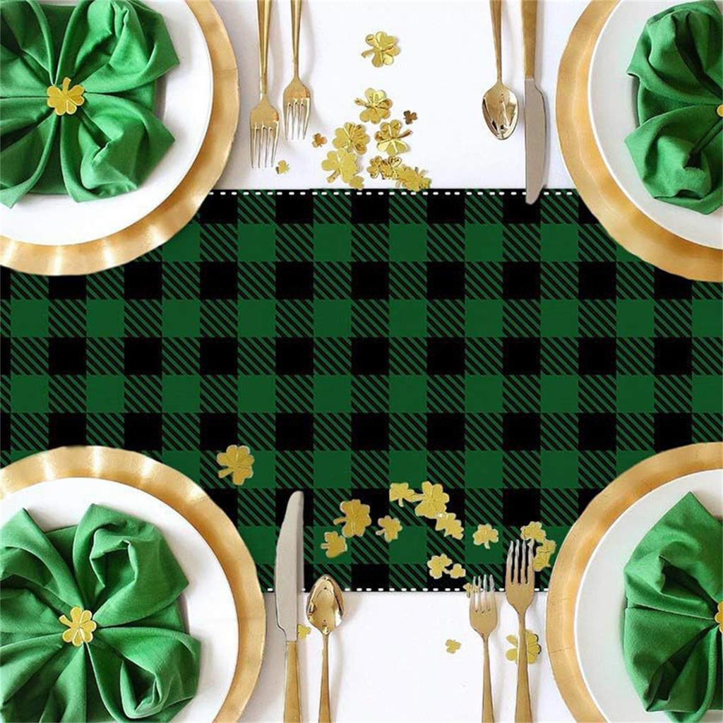 St. Paul's Green  Printed Table Banner Home Living Room Cabinet Decoration Tablecloth Mat Tea Flag Cross Border Festival Tablecloth