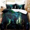 3D Print Mother Earth Blackligh Bedding Set Duvet Cover Bed Set Quilt Cover Pillowcase Comforter King Queen Size Boys Adult