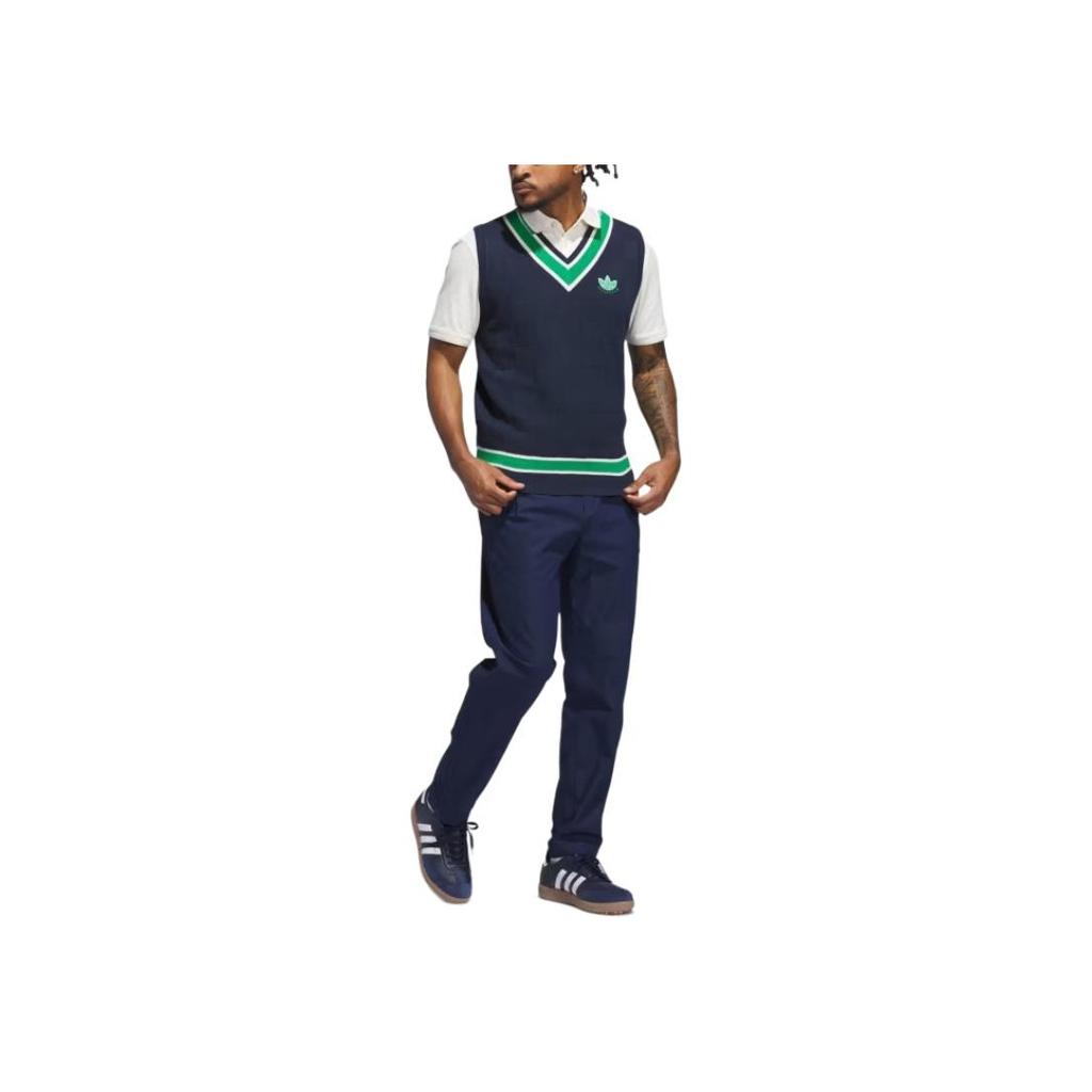 Adidas Originals Golf Fashion Comfortable Skin-Friendly V-Neck Vest Men Vests JN9736