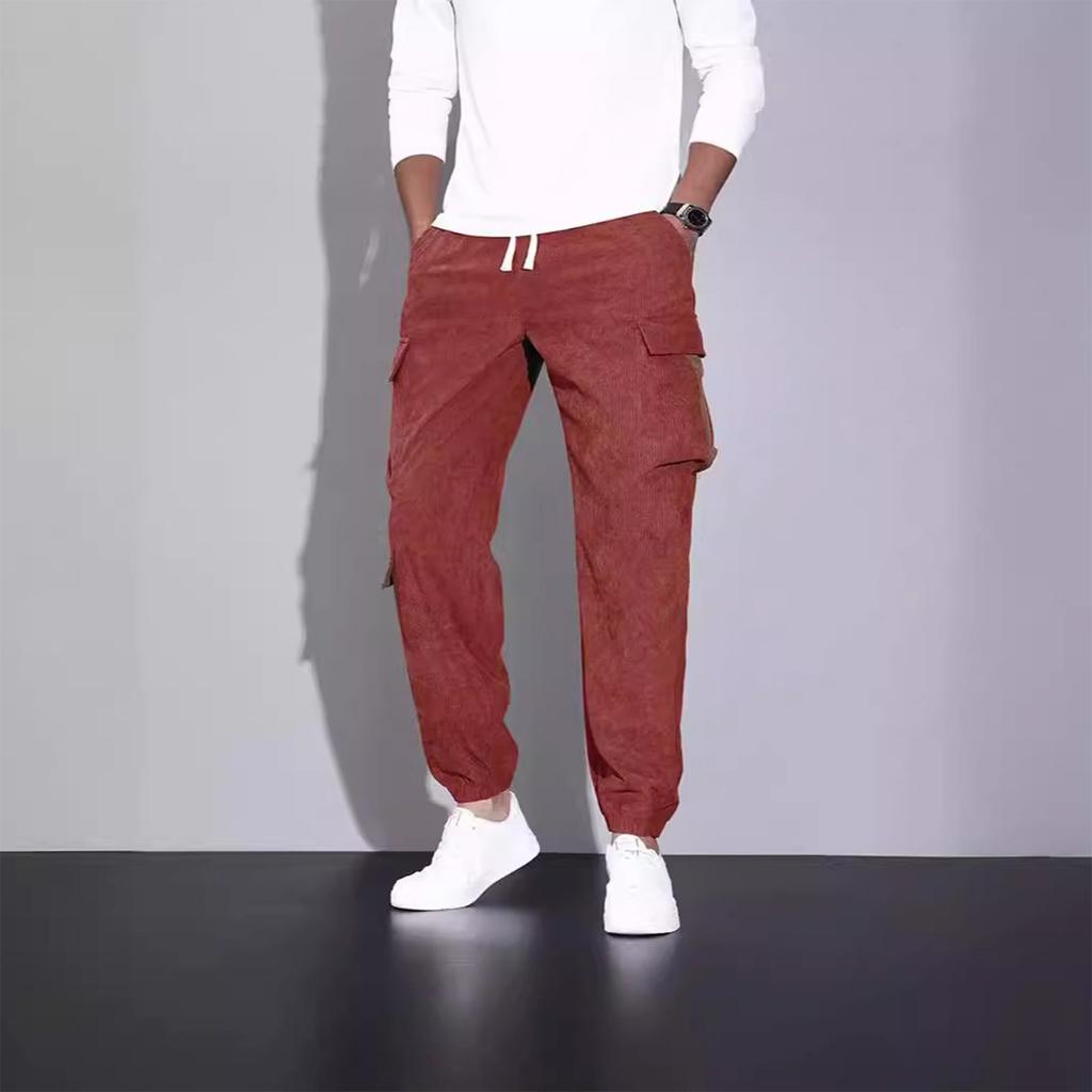Casual Sports Pants Men's Loose Long Panel Fitness Running Training Pants