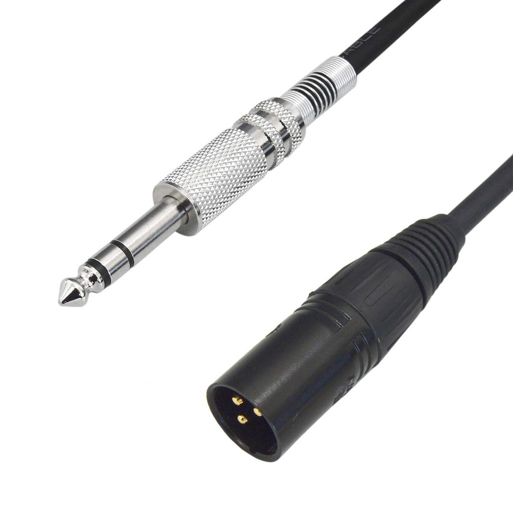 F-Factory 6.3mm TRS Phone (Standard) Plug Male to XLR (Cannon) Male Conversion Cable 3m FNT-XT-16030S
