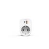 Regleta compacta - Hama - 3 tomas - 1 USB-C PD - 1 USB-A - 30 W - Blanco - Rectangular - 5.1x7.5x0.1 cm - Ligera