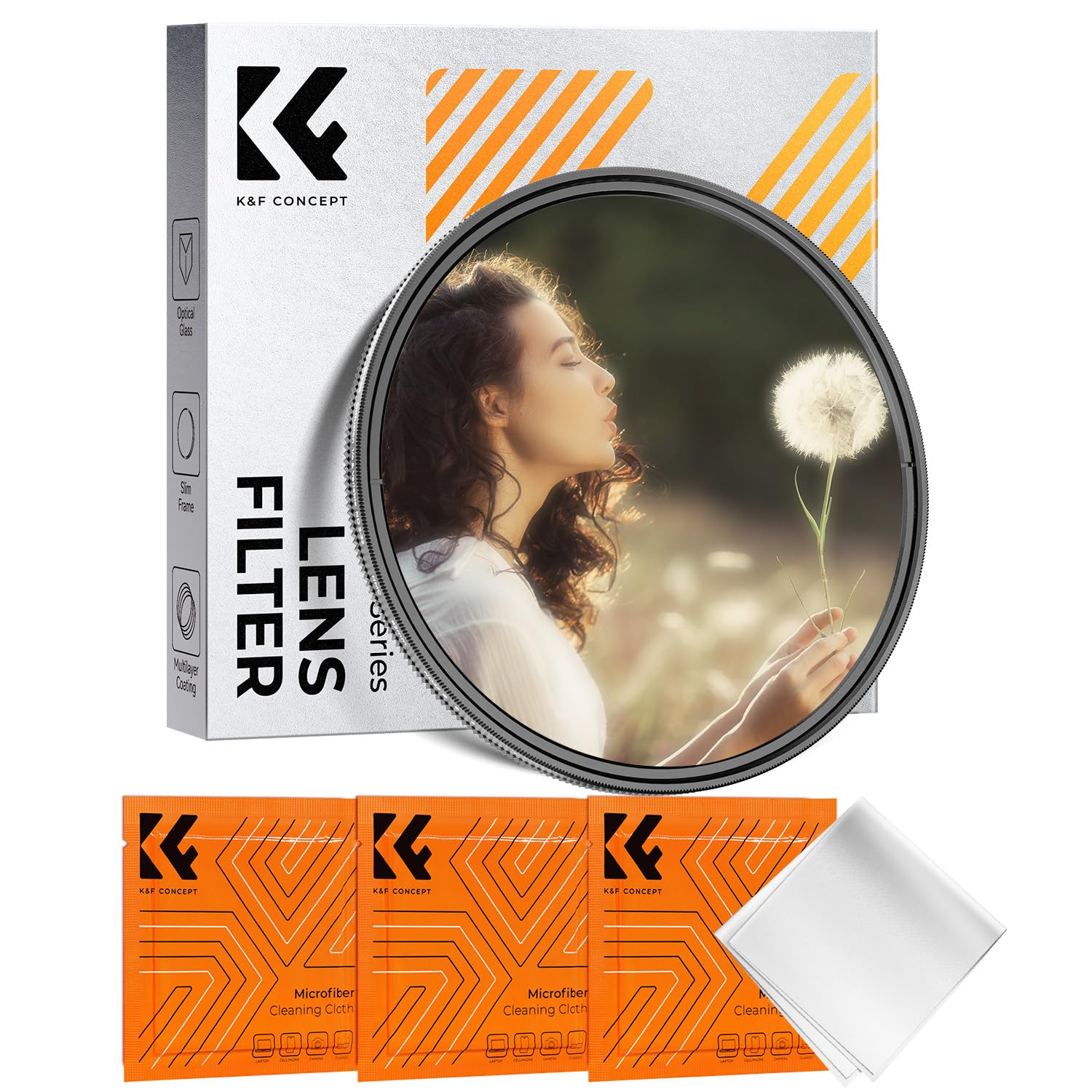 

CONCEPT 67mm Black Mist Filter with Softening and Light Variable and Coating K&F 1/4 & ND2-32 Filter, Multi-Function 2-in-1 Reduction, ND, 18-Layer