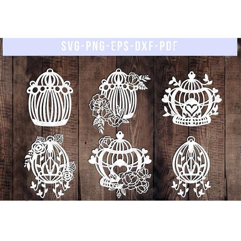 Bird Cage Cutting Dies Bird Cage Die Cut Templates Carbon Steel Cutting Dies for Scrapbooking Card Making Album