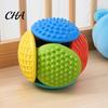 Infant Grasping Training Ball Detachable Silicone Sensory Toy, Grip Mini Textured for Babies, Tactile Stimulation Stress Relief Colorful Toy