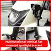 2pcs Motorcycle Spotlight Mount Clamp Bracket Aluminum Alloy LED Light Bar Tube Holder for Motorcycle Scooter Dirt Pit Bike SUV