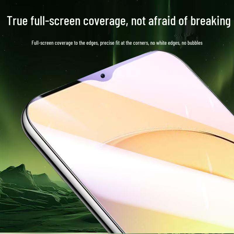 Realme 10, 10S, 10 Pro Anti-Blue Light Full Screen Tempered Glass Protector for 5G