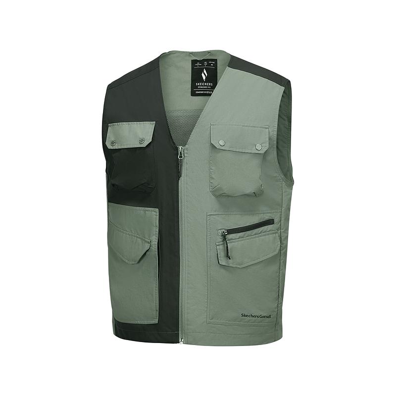 Skechers Woven Versatile Sports Vest Men Vests Tequila-Green P125M012-035Z S
