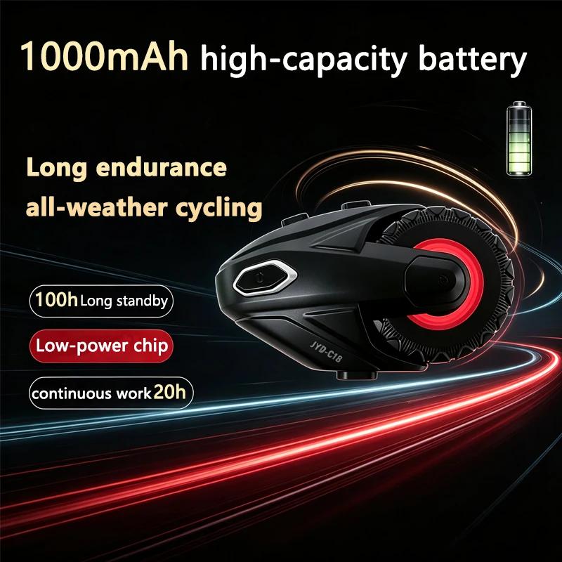 1/2pcs Motorcycle Intercom Headset Helmet For 2 Riders Intercommunicator Moto 500M Waterproof Music Sharing Interphone
