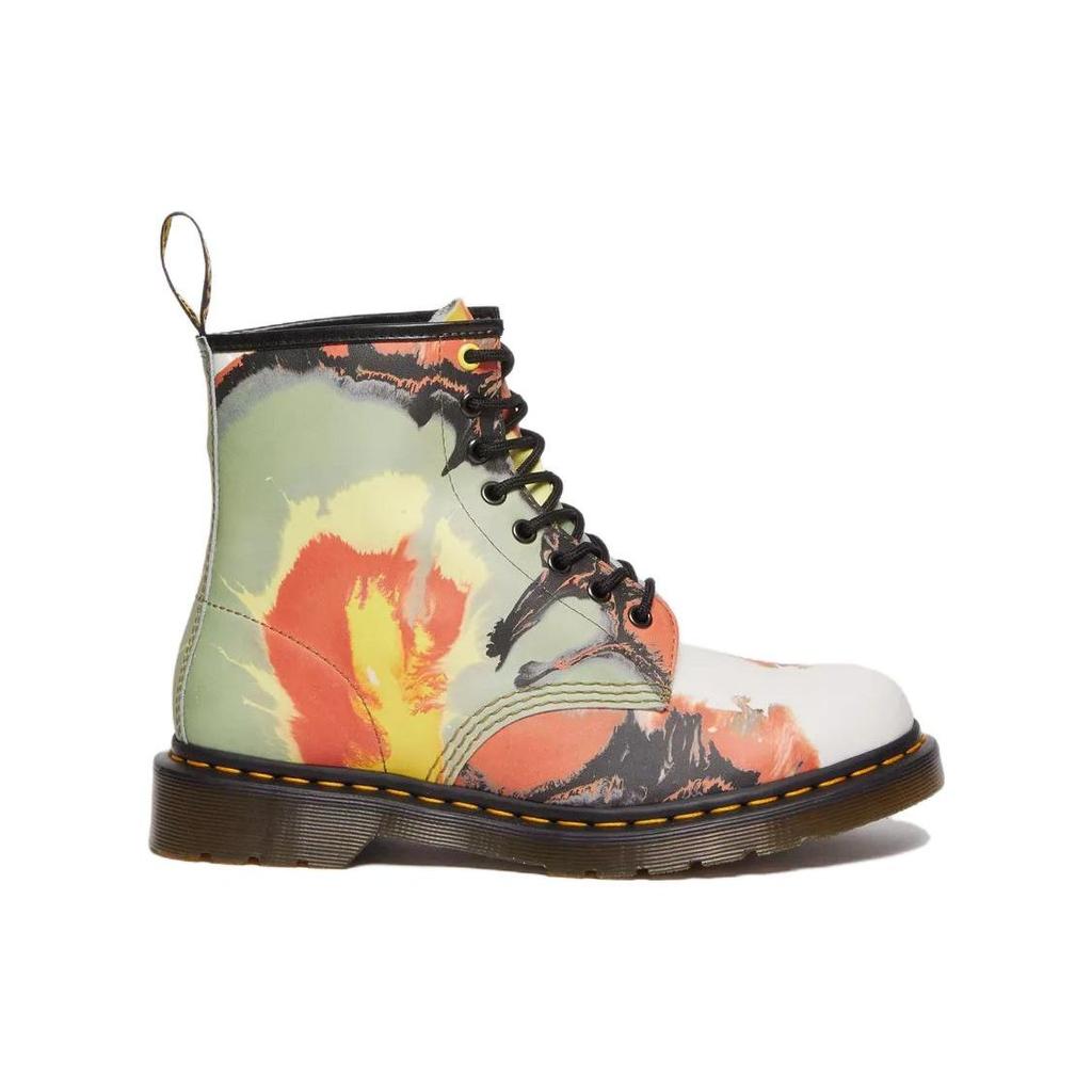 Dr. Martens Tate Leather Comfortable Lace-Up Ankle Boots Unisex ankle boots Green 31730649
