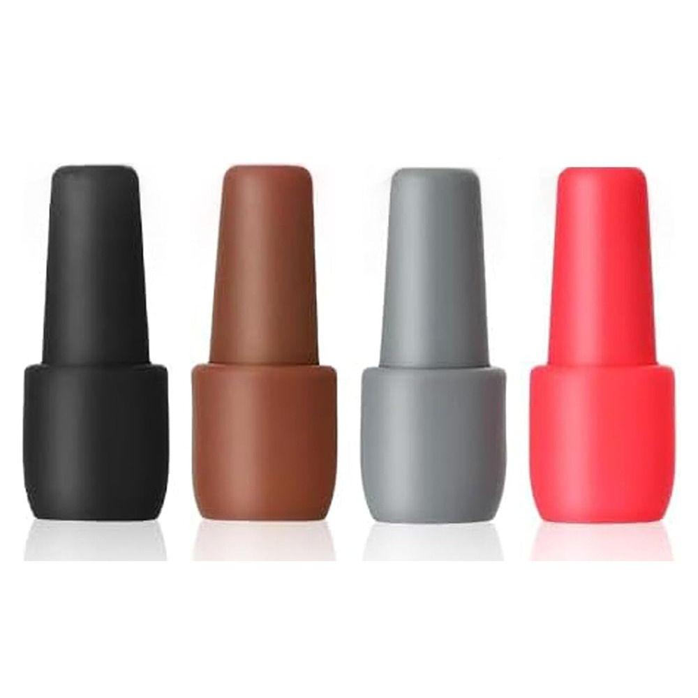 6Pcs Multicolor Silicone Wine Stoppers Reusable Beverage Sealer Wine Bottle Sealer Sparkling Wine