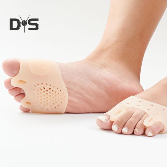 1 Paar Zehentrenner, ergonomisch, atmungsaktiv, Belüftung, Silikon-Zehenabstandshalter, atmungsaktiv, kühlende Zehendichtung