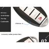 jingyuqin S180144801 Smart Keyless Remote Car Key For Nissan Altima Versa 2019 2020 433MHz 4A Chip Fob 285E3-6CA1A KR5TXN1