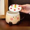 Birthday Gift Ceramic Cup High Looking Cake Water Cup for Girlfriend Creative Gift Home Cute Mug