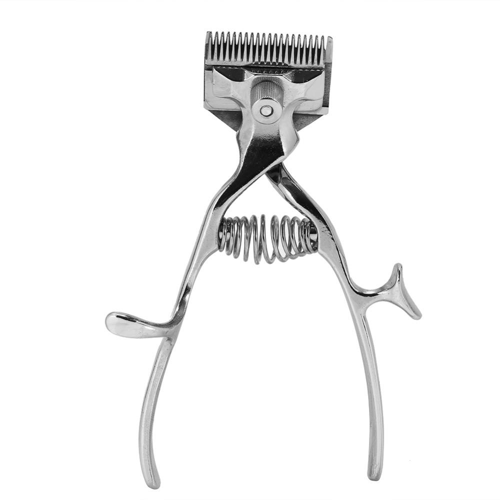 For Travel Durable Manual Hair Clipper Low Noise Hand Push Barber Clipper Safe Easy to Clean Hand Clipper Home Haircuts