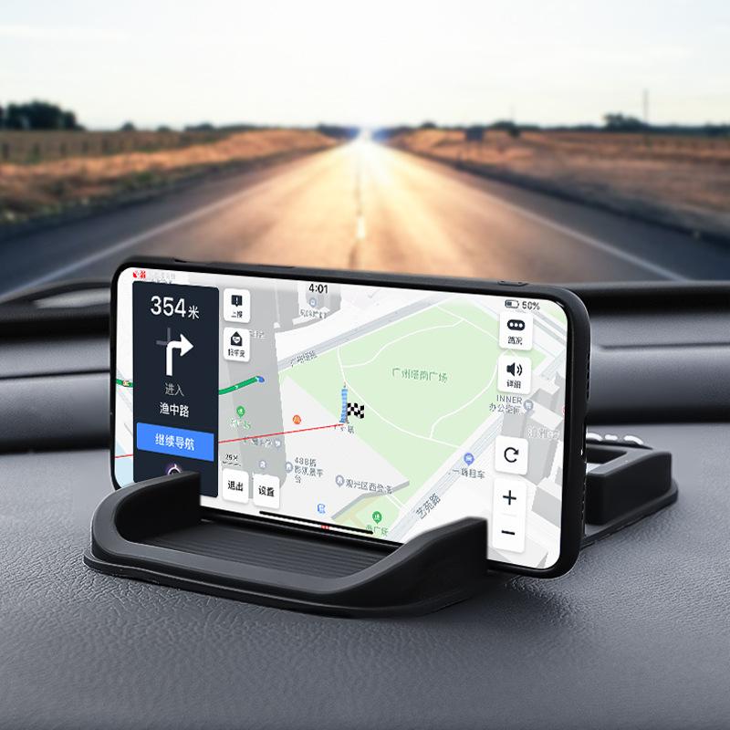 Car Mobile Phone Holder Creative Multi-function Car Dashboard Support Navigation Rack Non-slip Pad Universal Type