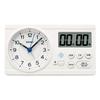 Seiko Clock Alarm Clock Study Time White BC418W