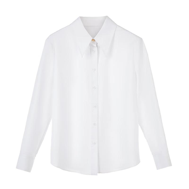 

Women s French Style Long Sleeve Commuter Blouse M