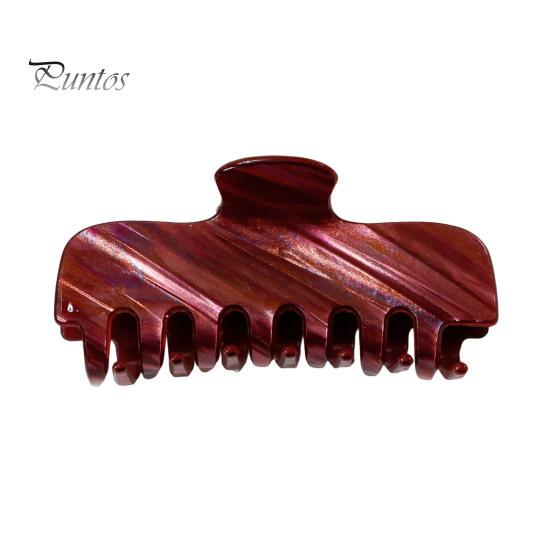 Anti Slip Hair Grips for Bun Pearlescent Claw Clip, Non-Slip Clip Women, Elegant Strong Styling Clips Long Hold Accessories Styling, Decorative Daily