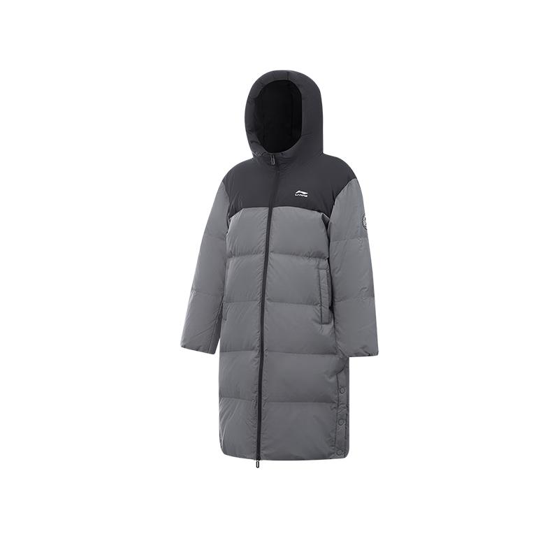 Li-Ning Boys' Long Water-Repellent Thickened Down Jacket