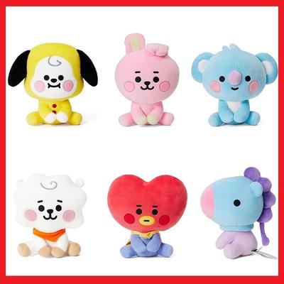 BTed 21 Plush Toys Kawaii Mini Keychain Anime Pendant Ornament for Kids 12-22cm Bt Peripherals Soft Stuffed Animals Doll Gifts