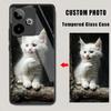 Tempered Glass Phone Case For Realme GT 7 Pro 7T 14 14T 6 6T Neo 3 3T GT 2 Neo 2T Note 50 DIY Personalize Photo Back Cover Funda