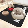 K-Kenworth Floor Mat INS Style Soft Bedroom Floor House Laundry Room Mat Anti-skid Household Carpets