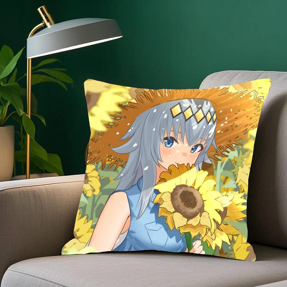Cartoon Anime O-Oguri Cap Pillow Case Home Decor Throw For Sofa Bed Car Room Decor Gift Idea