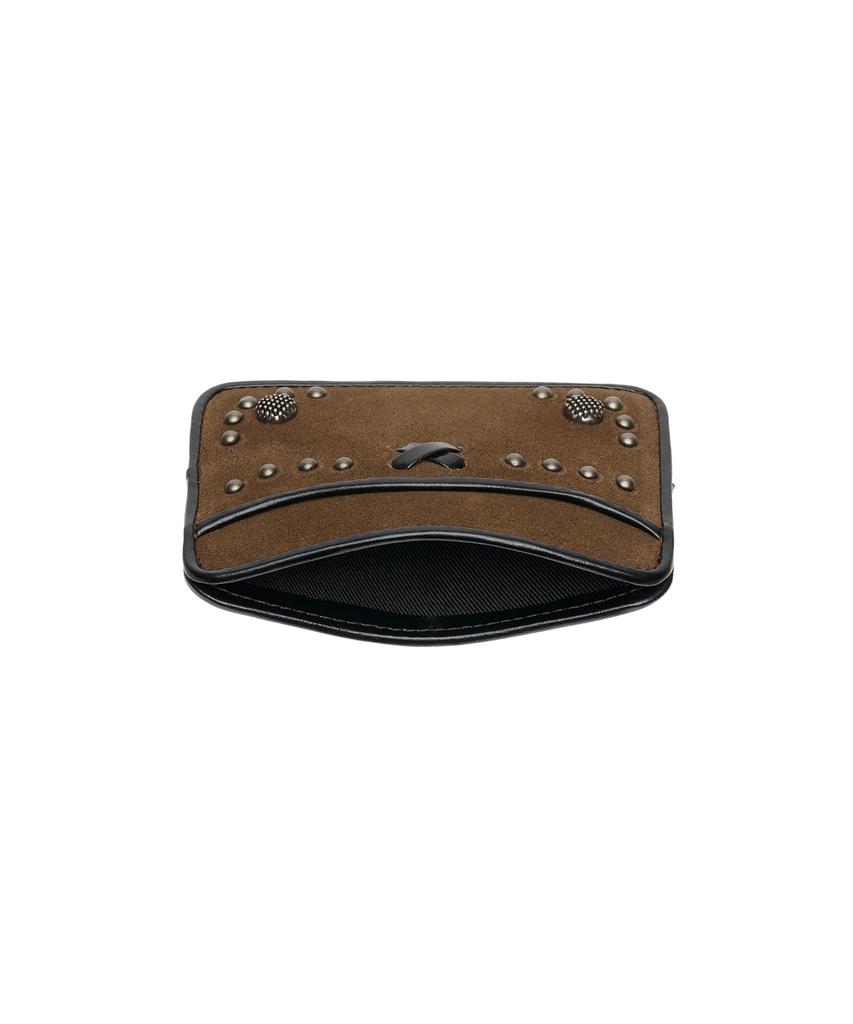 Lemasque Arvo Western Slim Card Wallet Brown