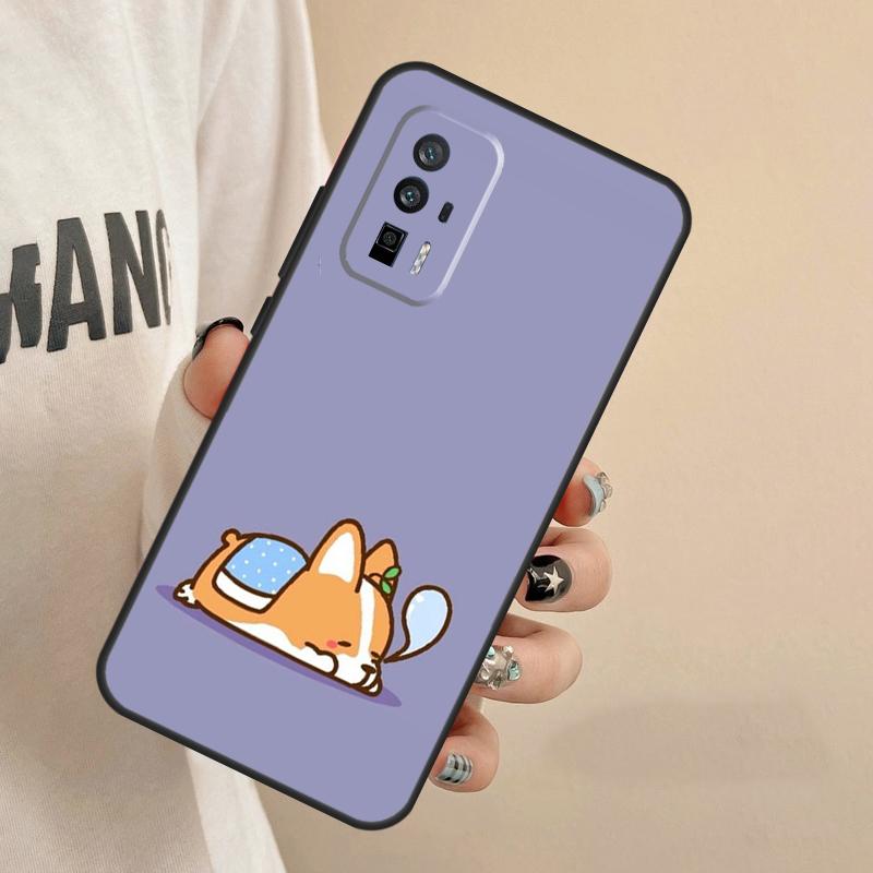 Cartoon Corgi Case For Xiaomi 14 15 Ultra 13T 14T 15T Pro 17 Pro Max POCO F8 F7 F5 F6 X5 X6 X7 X8 Pro Cover