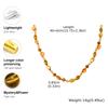 Luxury Natural Stone Pendant Maillard Beads Necklace for Women Caramel Temperament Neck Chain Charm Party Winter Jewelry Gift