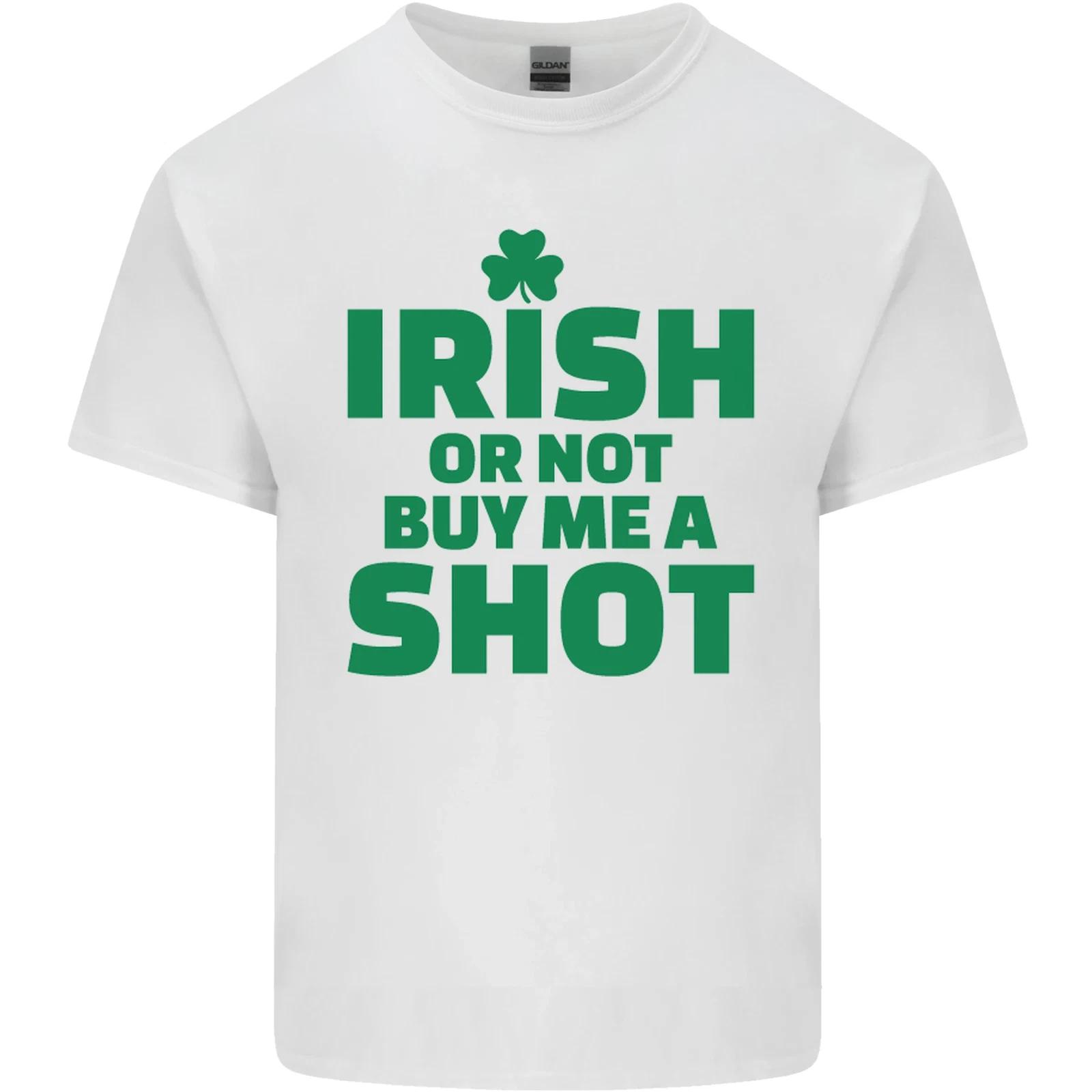 Irish or Not Buy Me a Shot St Patricks Day Kids T-Shirt Childrens XL