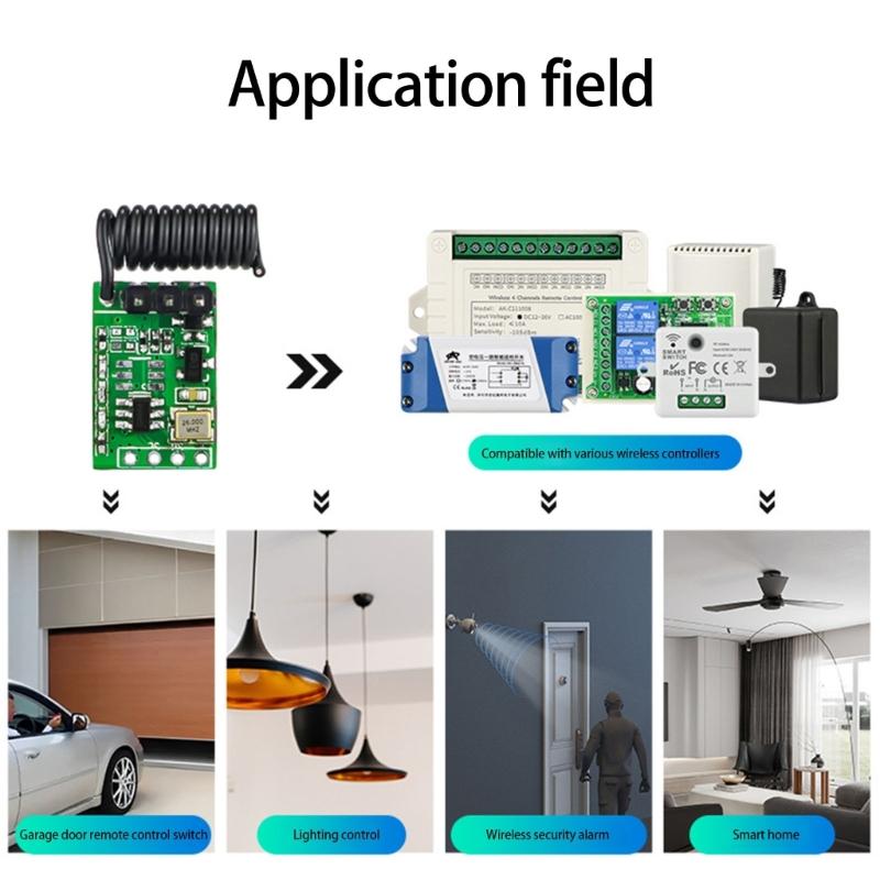 DC3~12V Wide Voltages Transmitter Module 315mhz/433mhz Long Ranged 20-800m TTL Signal Transmission Board