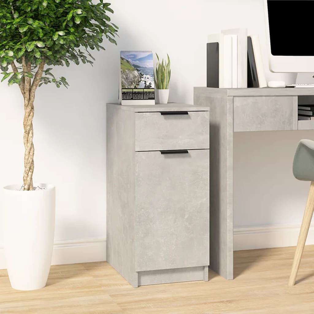 Office Cabinet Concrete Grey 33.5 x 50 x 75 cm Particleboard