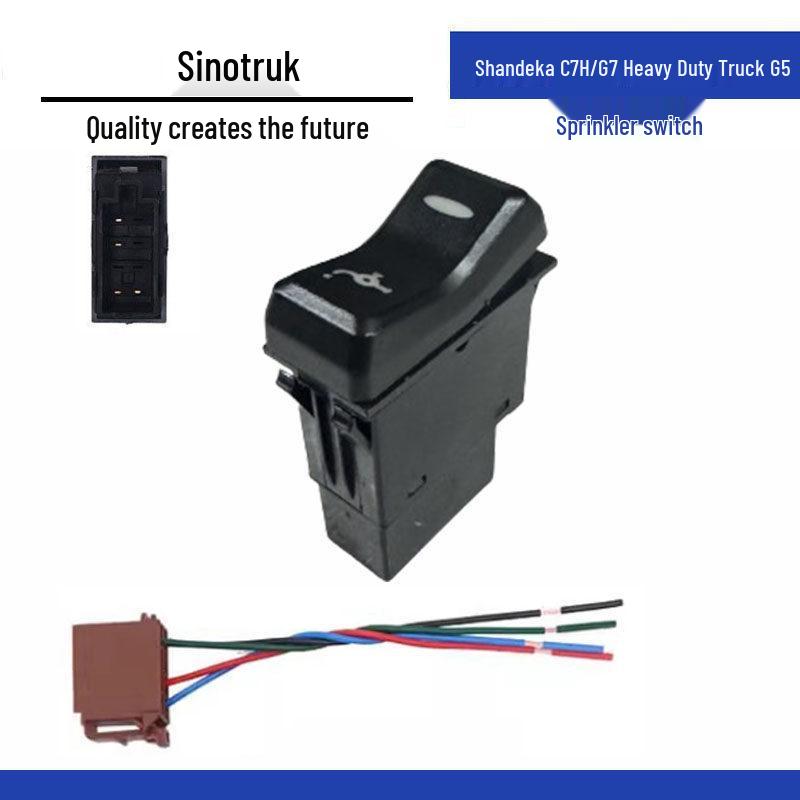 Rocker Switch for Shandeka C7H/G7 Heavy Duty Truck G5 Water Spray Modification Alarm