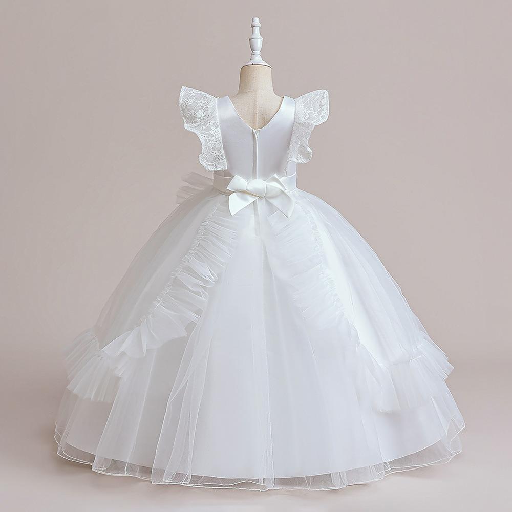 Teen Girls Dress Baby Girls Princess Prom Dress Kids Dresses For Girls Baptism 1st Birthday Wedding Bridesmaid Infant Dress