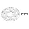 130mm Brake Disk 5 Hole Brake Pad Disc Electric Scooter Modified Brake Disc with 5 Screw Kits for MI4 PRO